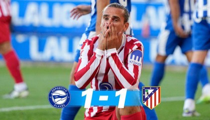 3轮2平1负，马竞创造自2009年以来西甲联赛最差开局